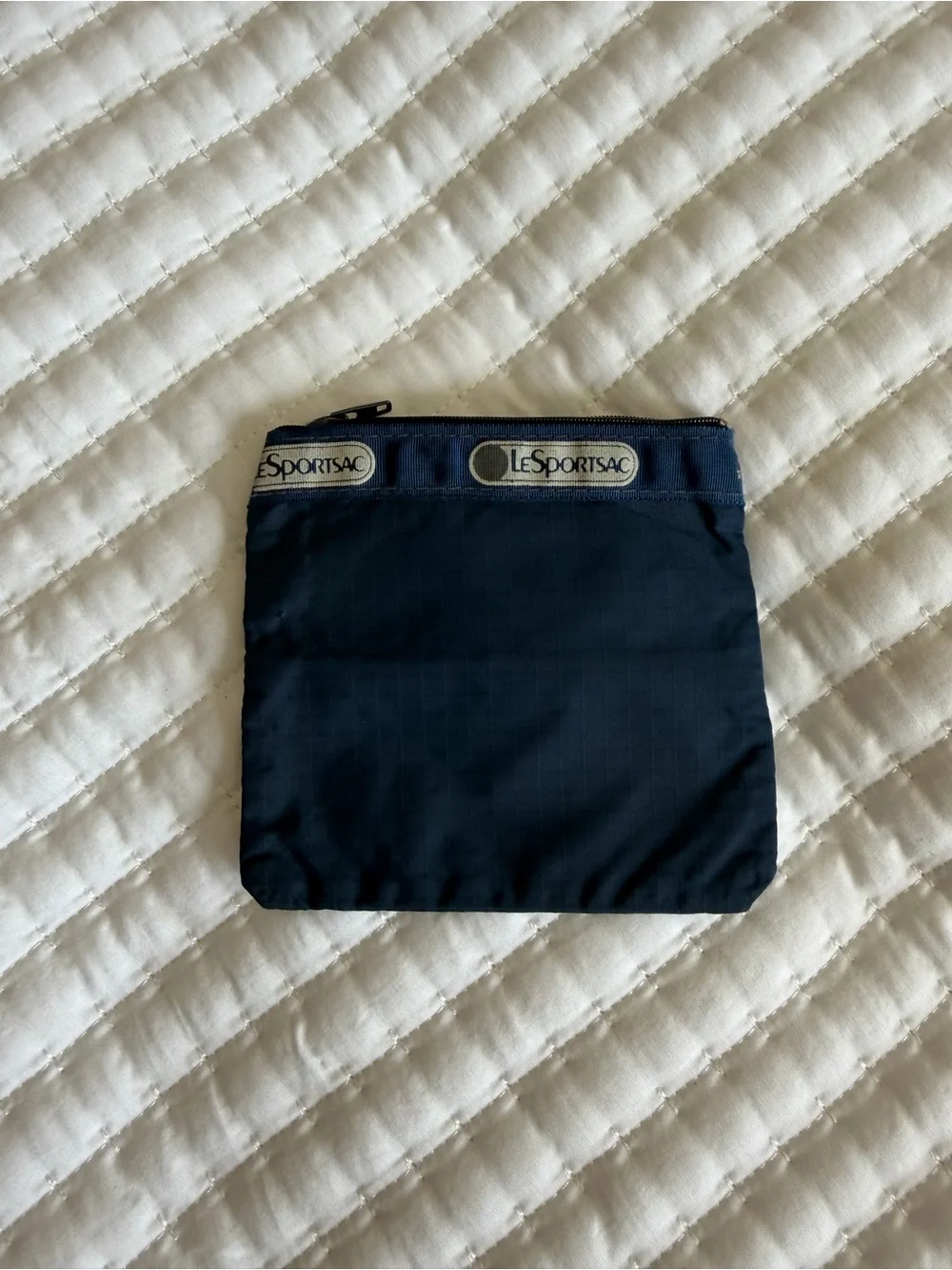 Lesportsac Navy Zippered Pouch